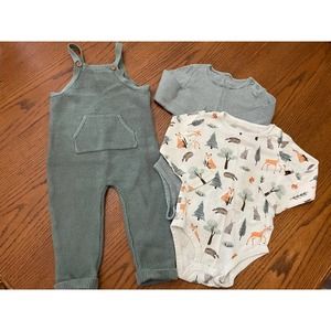 Little Planet Organic By Carters Sweater Romper Outfit 18m